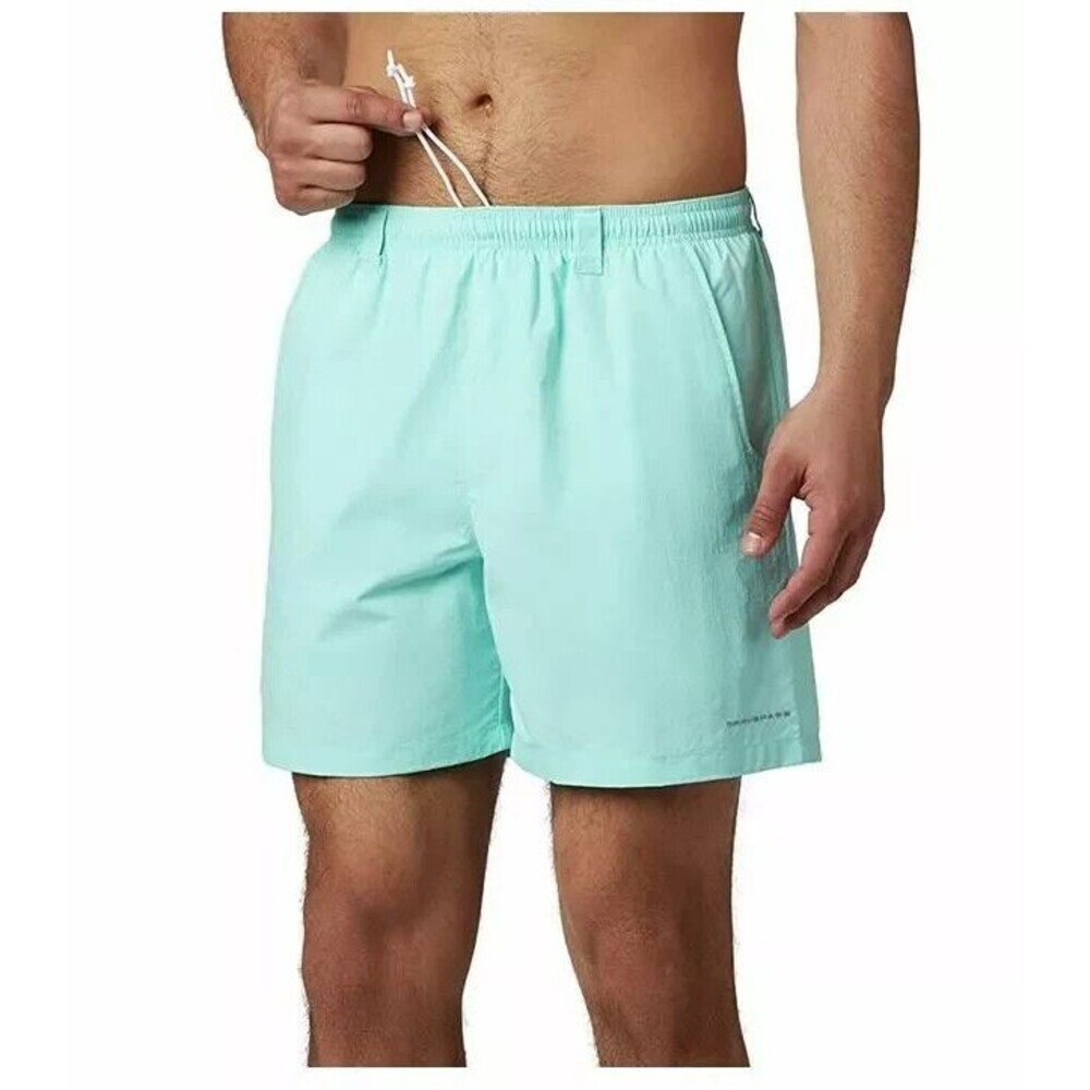 Columbia Men's 8" Back Cast III Gulf Stream Omni Shade Water shorts AquaBlue 2XL